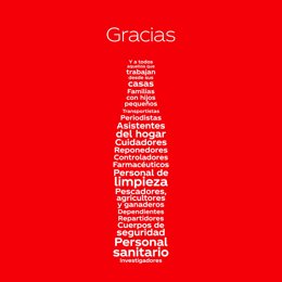 La pieza de Coca-Cola 'Una botella agradecida', homenaje a los trabajadores esenciales durante la pandemia, galardonada en los Muse Creative Award en la categoría Social Media Covid-19 Related
