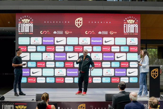 Lucas Mondelo, en la presentación de la selección