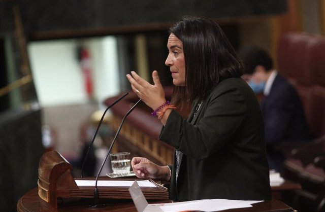 Archivo - La diputada de Ciudadanos, María del Carmen Martínez Granados, interviene en una sesión plenaria en el Congreso de los Diputados, en Madrid (España), a 10 de septiembre de 2020. 