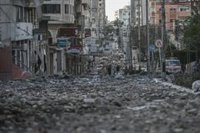 Alcanzado por un bombardeo israelí el único laboratorio de pruebas COVID de Gaza