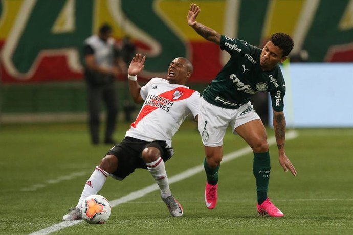 Archivo - Partido entre River Plate y Palmeiras