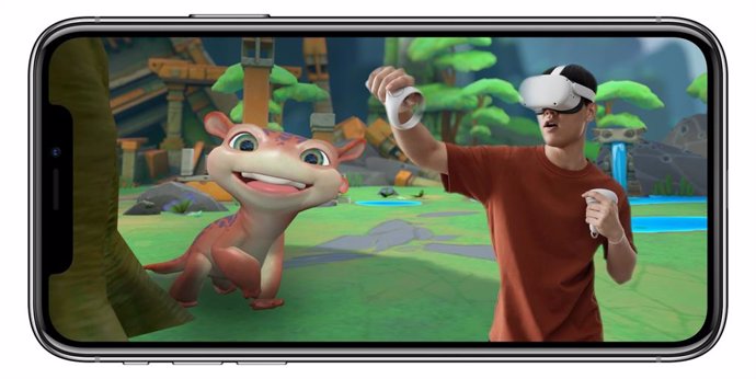 Imagen de la nueva función de Oculus Quest para verse a uno mismo en realidad virtual