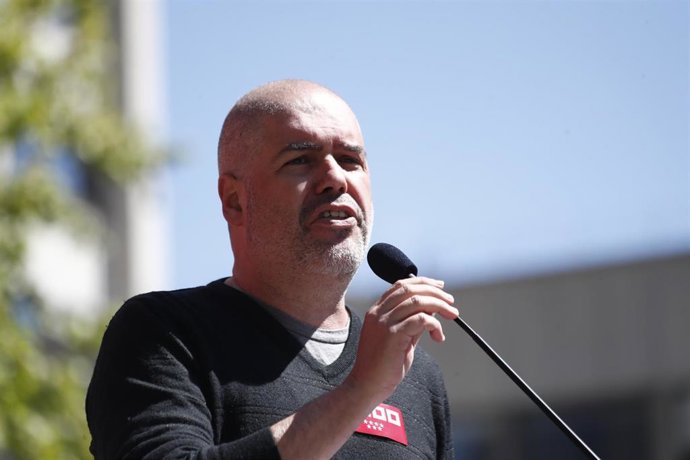 Archivo - El secretario general de CCOO, Unai Sordo