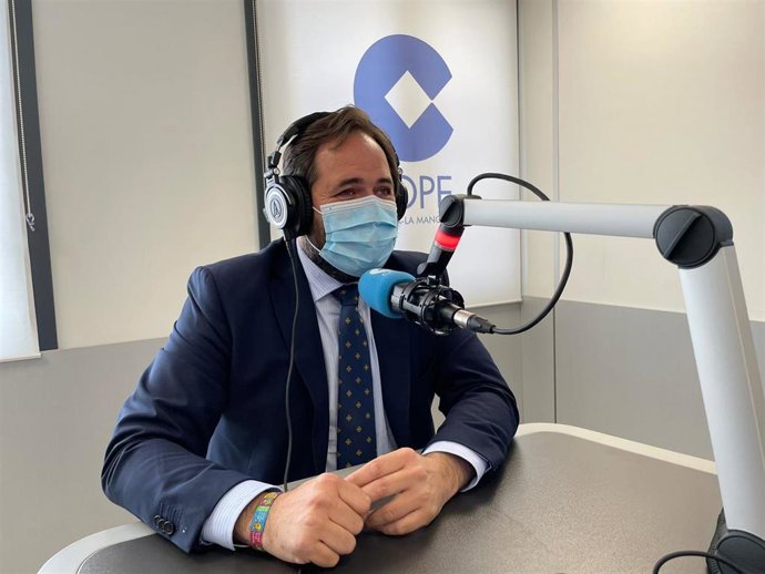 El presidente del PP C-LM, Paco Núñez, entrevistado en la Cope.