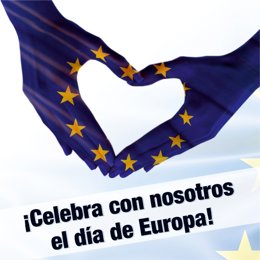 Archivo - Cartel promocional del Día de Europa.
