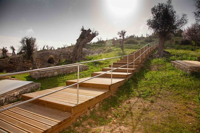 Archivo - Nuevo espacio musealizado en la necrópolis de Puig des Molins (Ibiza).