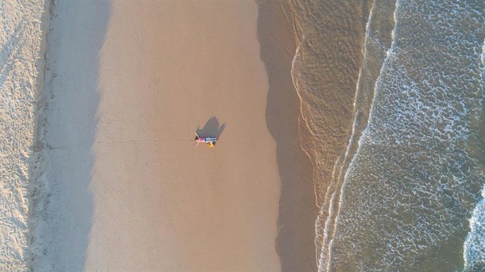 Una playa de la provincia de Huelva.