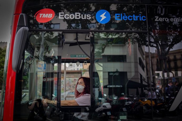 Presentación del autobús eléctrico MAN Lion's City 18E en Barcelona