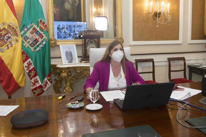 Irene García en el Pleno de Diputación de mayo