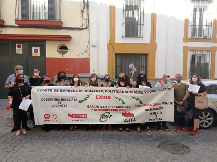 Movilización ante la Dirección General de Recursos Humanos y Función Pública