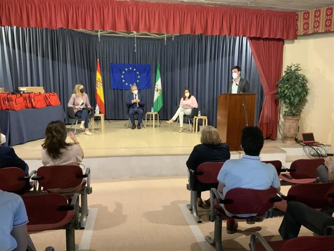 Entrega de los premios Jóvenes Andaluces Construyendo Europa.