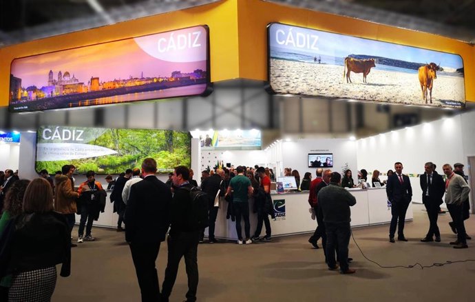 Archivo - Stand de la provincia en Fitur en 2020
