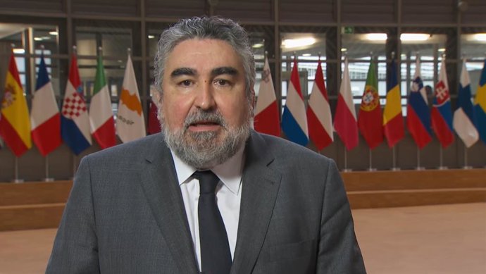 El ministro de Cultura y Deporte, José Manuel Rodríguez Uribes, en Bruselas
