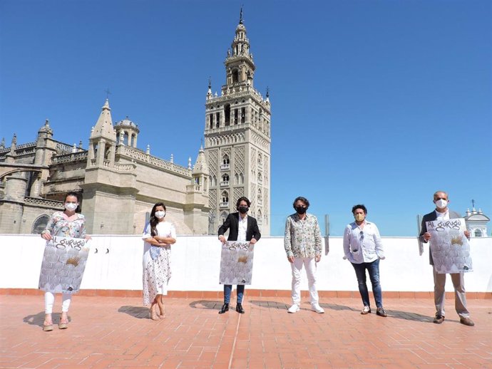 Presentación del festival flamenco 'Al Gurugú' de Arahal en la Casa de la Provincia