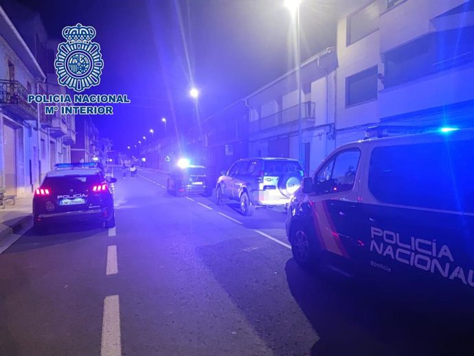 El vehículo del detenido interceptado en Fuenmayor