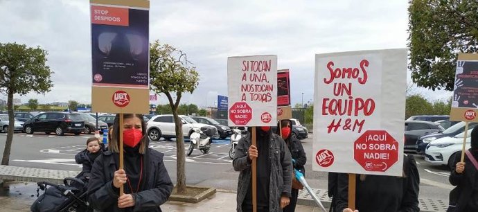 Huelga en H&M en Cantabria. Archivo