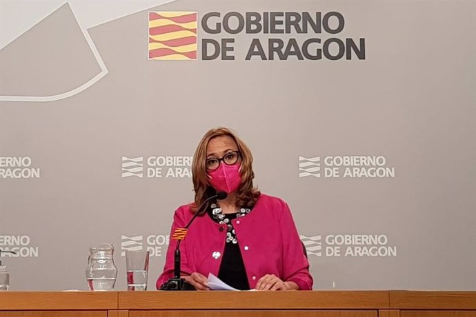 La consejera de Presidencia y Relaciones Institucionales del Gobierno de Aragón, Mayte Pérez.
