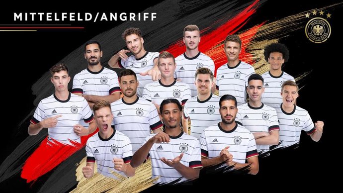 Convocatoria de Alemania, facilitada por el seleccionador Joachim Lw, para disputar la Euro 2020 entre el 11 de junio y 11 de julio