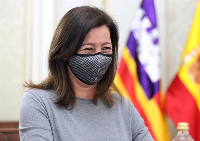 La presidenta del Govern Balear, Francina Armengol  a 13 de maig de 2021, a Madrid (Espanya).