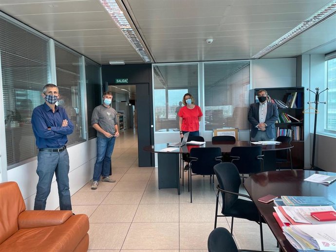 El equipo de la Conselleria de Educación y Formación Profesional que se ha encargado del sorteo