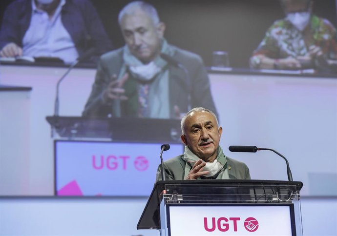 El secretario general de UGT, Pepe Álvarez, durante el 43 Congreso