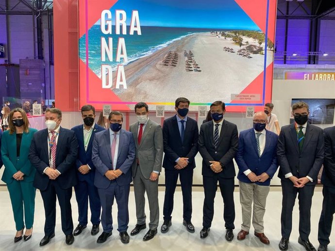 Inauguración del expositor de Andalucía en Fitur 2021