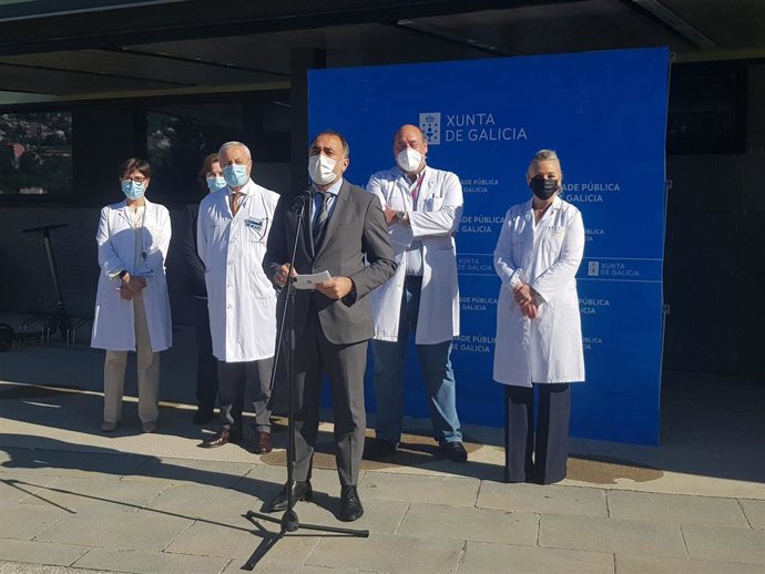 El conselleiro de Sanidade en el acto sobre la nueva unidad de hospitalización de salud mental infanto-juvenil en el Hospital Álvaro Cunqueiro de Vigo