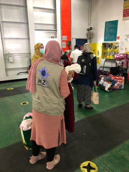 Regreso de las temporeras en el Puerto de Algerciras (Cádiz).