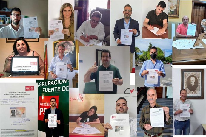 Alcaldes, portavoces y secretarios generales de PSOE de comarcas de Antequera y Guadalteba avalan a Susana Díaz