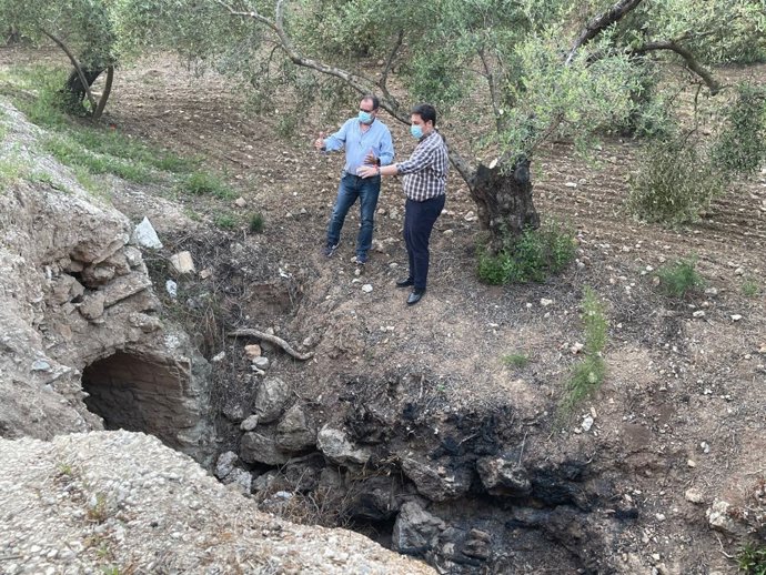 Visita de miembros del PP a Coripe