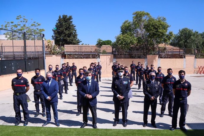 Culmina el proceso selectivo para los 30 efectivos que se incorporan al Real Cuerpo de Bomberos de Málaga