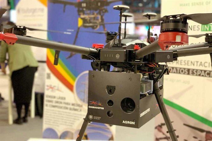 Diseñan un sensor láser sobre dron para medidas de composición química a distancia