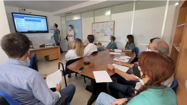 Sesión sobre novedades en cáncer de pulmón.