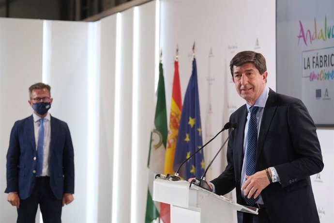 Gustavo Rodríguez y Juan Marin, en Fitur 2021