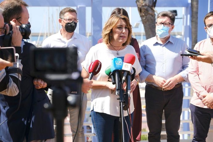 Susana Díaz, en una foto de archivo en Almería capital.