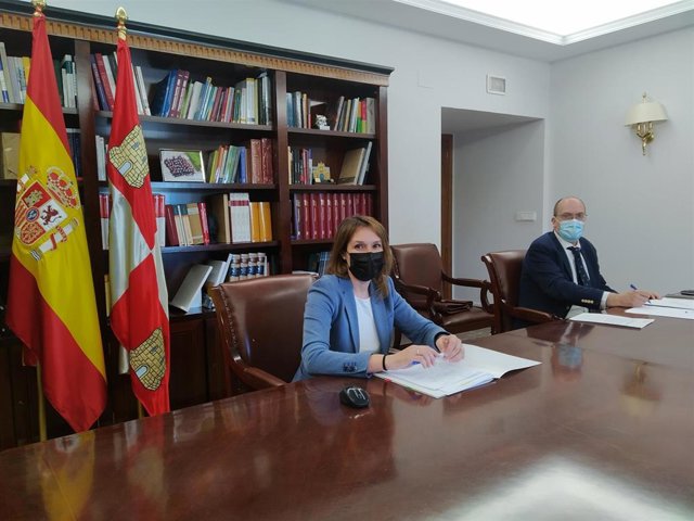 Rocío Lucas, durante la conferencia sectorial.
