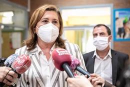 La consejera de Educación, Cultura y Deportes, Rosa Ana Rodríguez