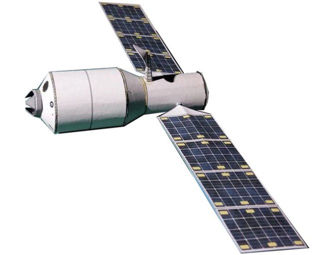 Modelo del carguero Tianzhou 2