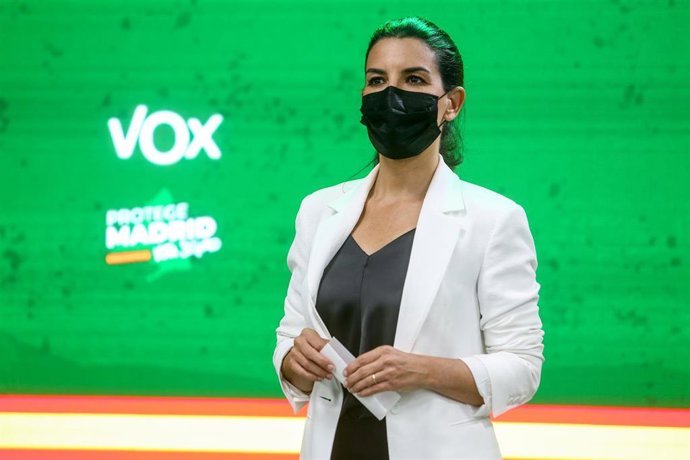 Rocío Monasterio, presidenta de Vox en la Comunidad de Madrid