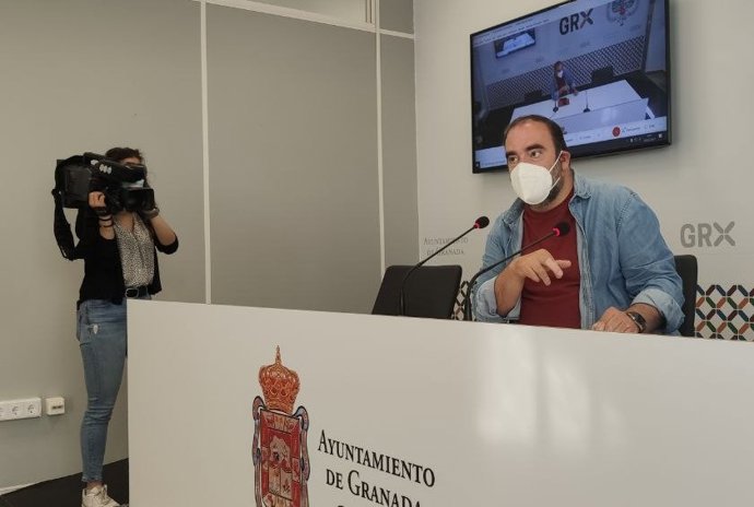 El concejal de Unidas Podemos en Granada Francisco Puentedura