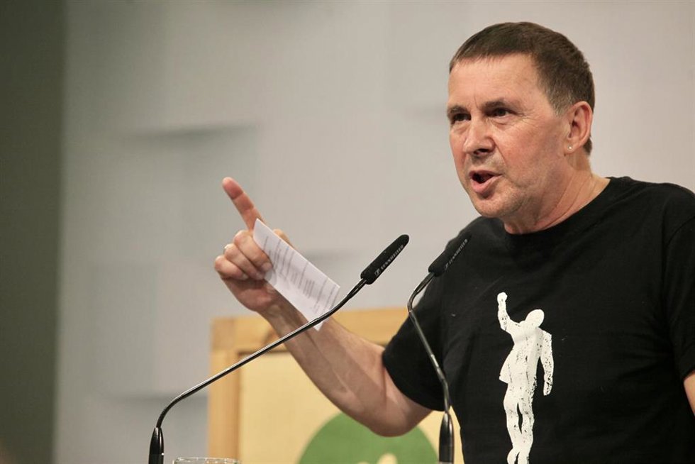 Archivo - El coordinador general de EH Bildu, Arnaldo Otegi, en San Sebastián, Gipuzkoa