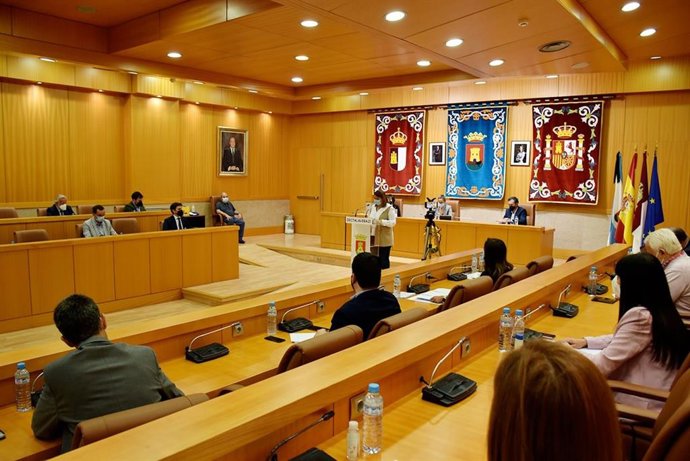 La alcaldesa de Talavera de la Reina, Tita García Élez, en el Debate del Estado de la Ciudad