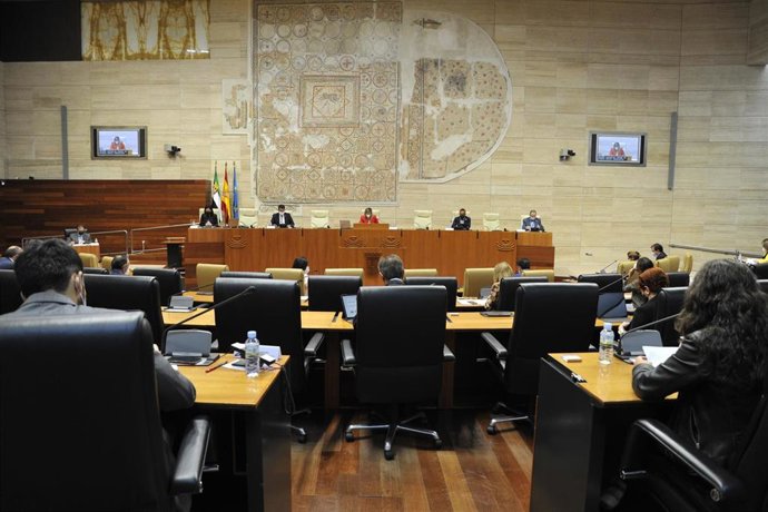 Pleno en la Asamblea de Extremadura