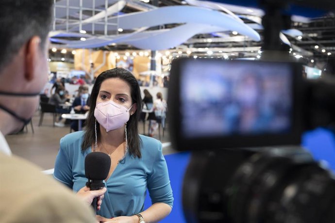 La consejera de Turismo, Industria y Comercio del Gobierno de Canarias, Yaiza Castilla