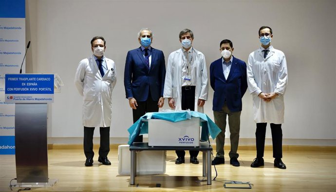 El Puerta de Hierro presenta un sistema de perfusión cardiaca portátil para el traslado de corazones a trasplantar