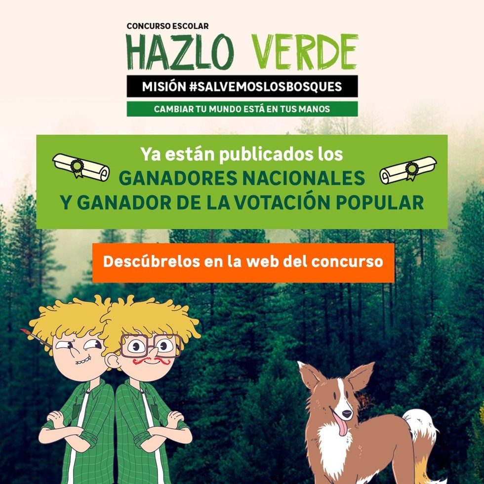 Ganadores de la V edición del programa 'Hazlo Verde' de Leroy Merlin