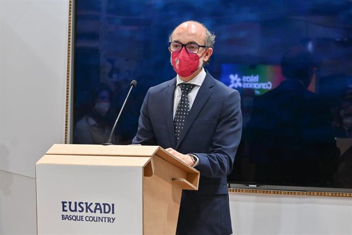 Javier Ortega, durante la presentación.