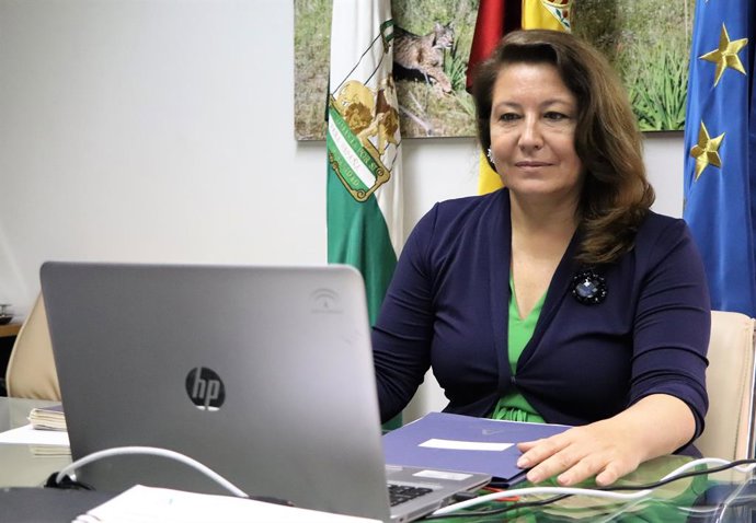La consejera de Agricultura, Ganadería, Pesca y Desarrollo Sostenible, Carmen Crespo, interviene en el Consejo Consultivo de Política Agrícola para Asuntos Comunitarios.