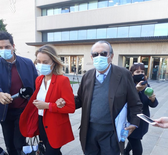 Archivo - Arxive - Imatge d'arxiu de Carlos Fabra a l'eixida dels jutjats