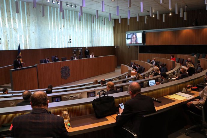 La sessió del Consell General d'Andorra, 20 de maig del 2021.